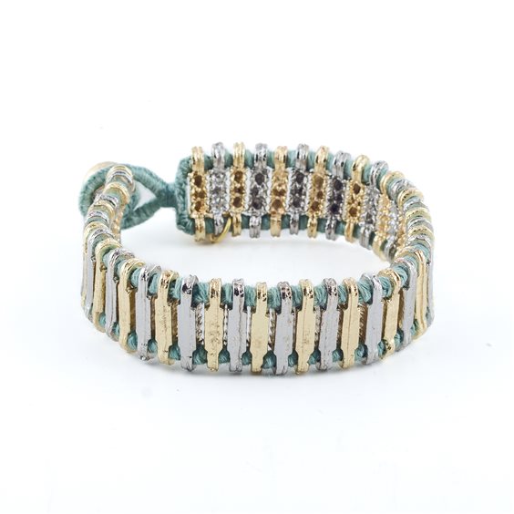 Long Tiantian Bracciale Donna Oro - Bracciale Aperto Regolabile In Lega, Gioiello Fashion